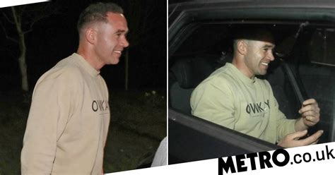 Katie Prices ex Kieran Hayler grins as hes freed from police